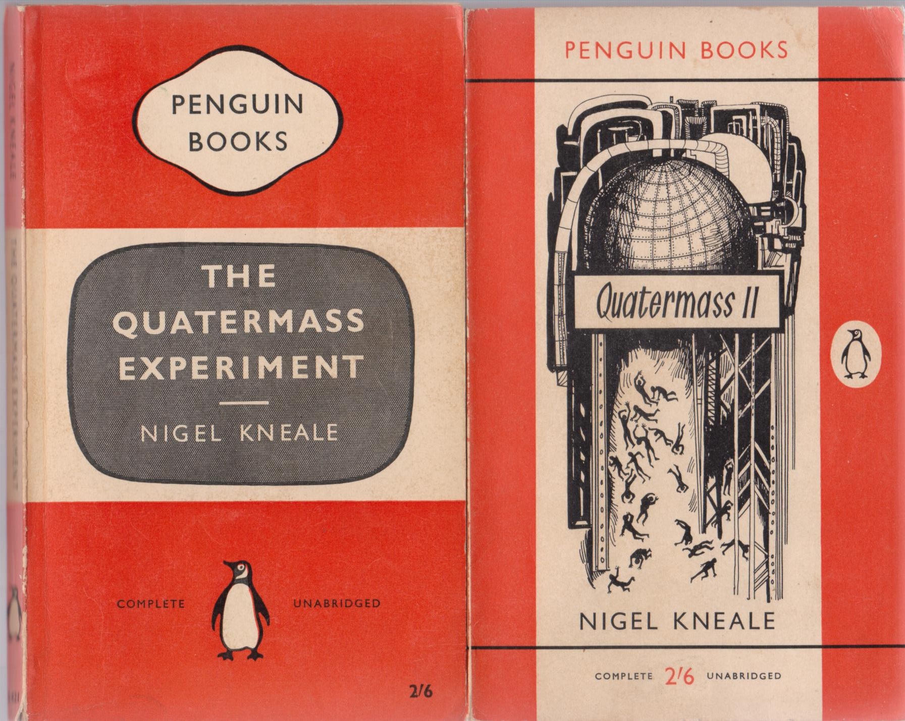 cover image of The Quatermass Experiment, and Quatermass II, Penguin firsts, for sale in New Zealand 