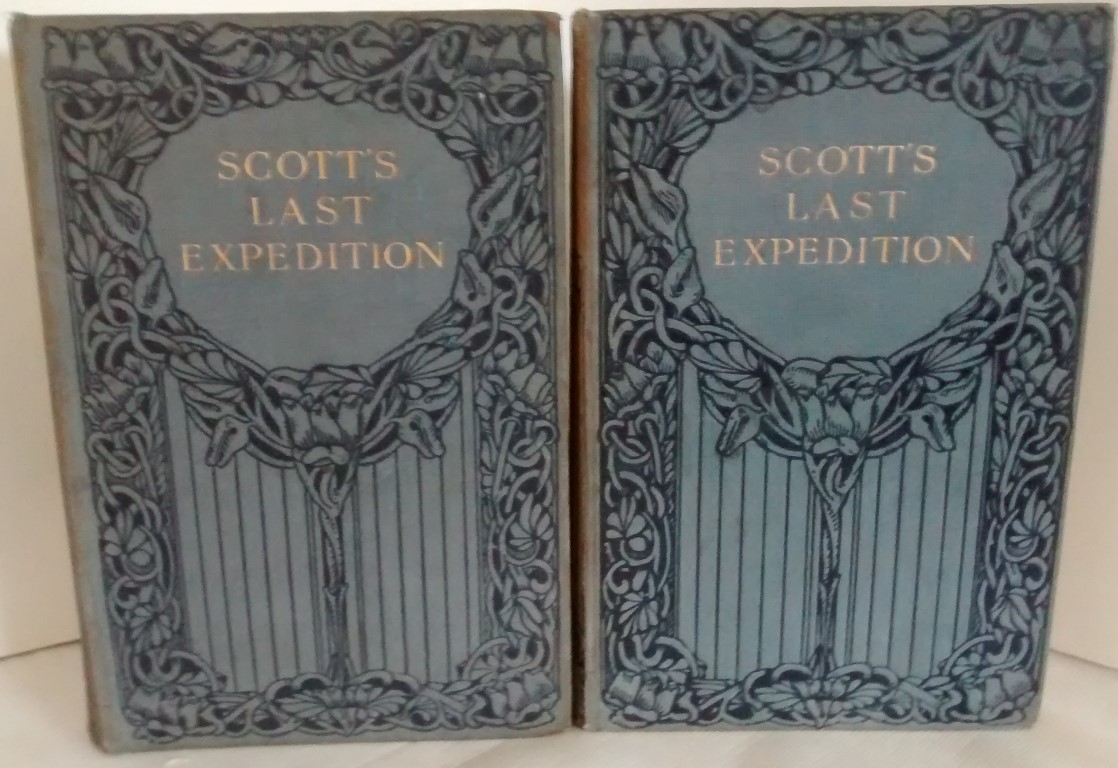 cover image of Scott's Last Expedition first printing in MacMillan's Empire Library, for sale in New Zealand 