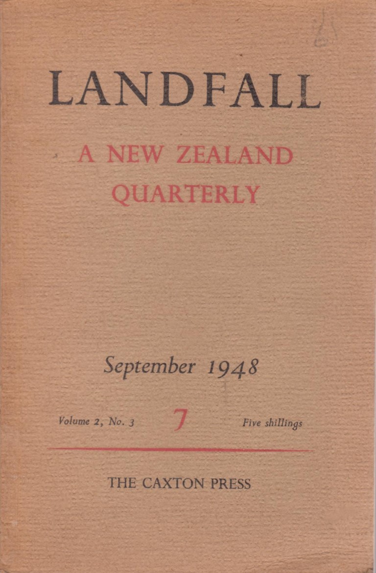 cover image of LANDFALL  A New Zealand Quarterly Number Number 7 September 1948 for sale in New Zealand 
