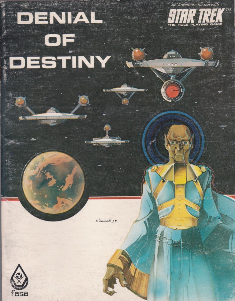 cover image of Denial of Destiny, an adventure module for Star Trek RPG for sale in New Zealand 