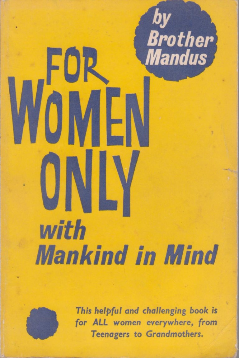 cover image of For Women Only, With mankind in Mind, for sale in New Zealand 