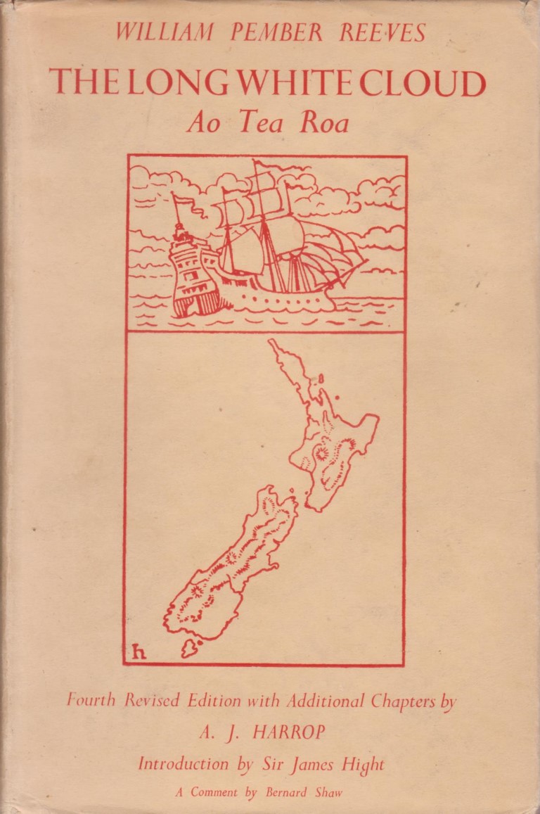cover image of The Long White Cloud, Ao Tea Roa fourth revised and enlarged edition, for sale in New Zealand 