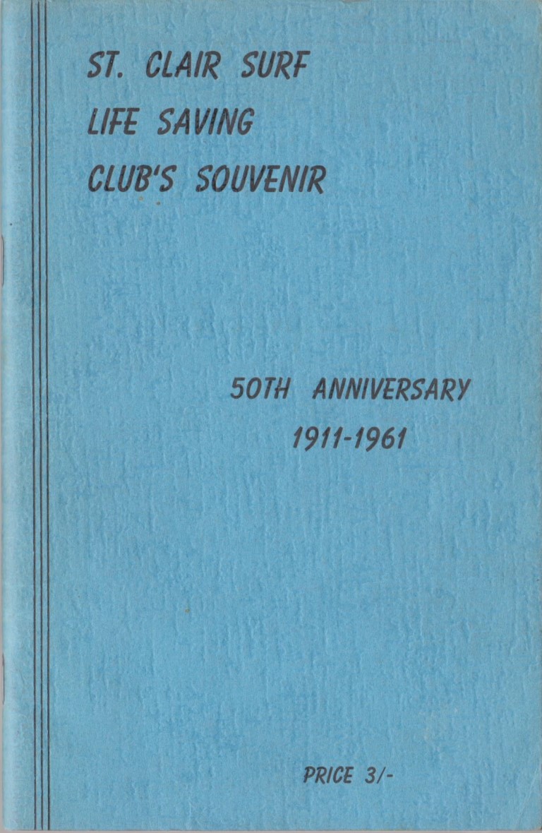 cover image of St Clair Surf Life Saving Club's Souvenir, for sale in New Zealand 