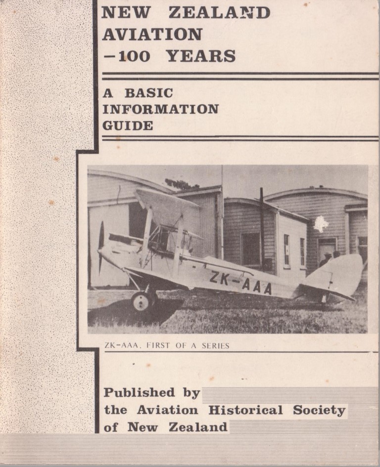 cover image of New Zealand Aviation - 100 years, for sale in New Zealand 