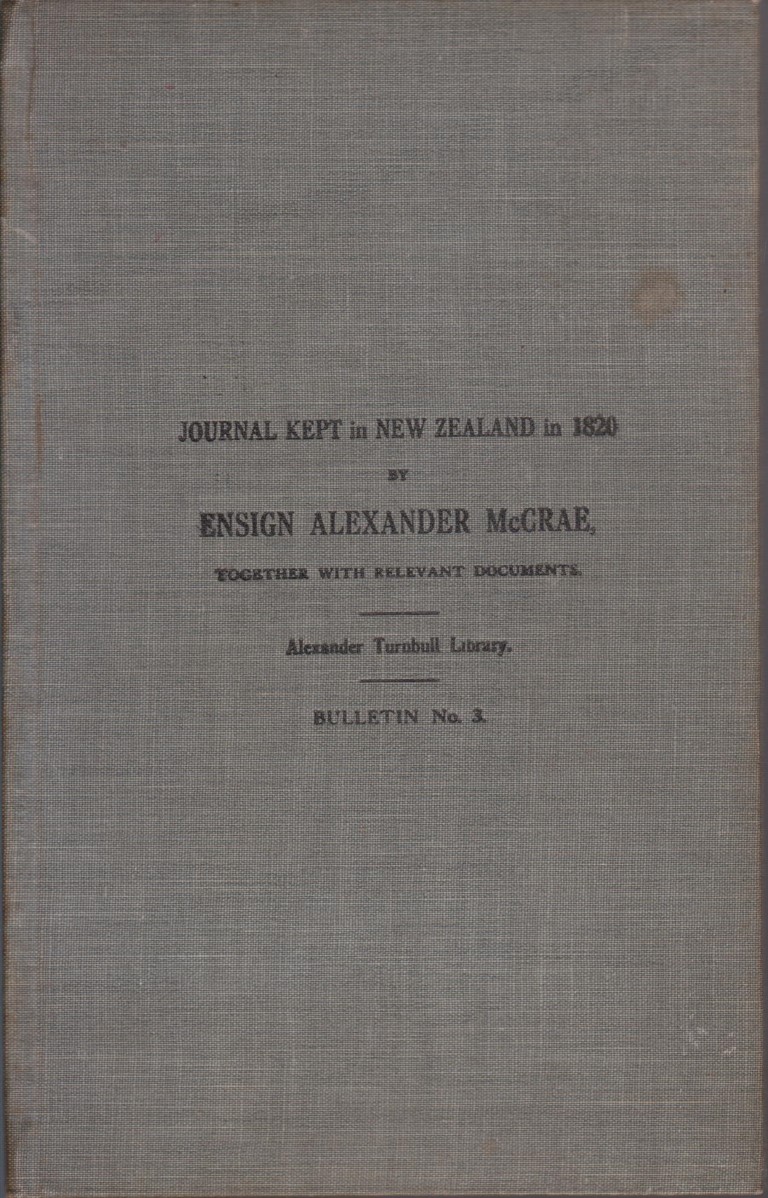 cover image of Journal kept in New Zealand in 1820... together with relevant Documents, for sale in New Zealand 