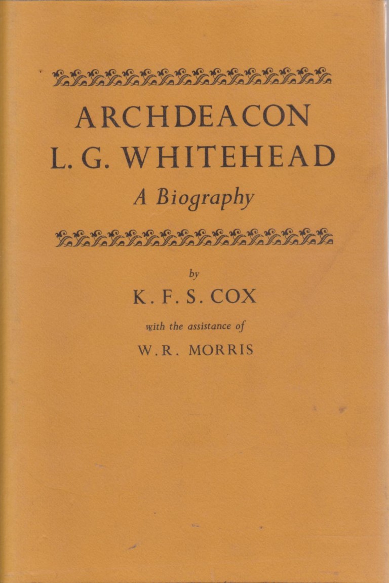 cover image of Archdeacon L. G. Whitehead, a biography, for sale in New Zealand 