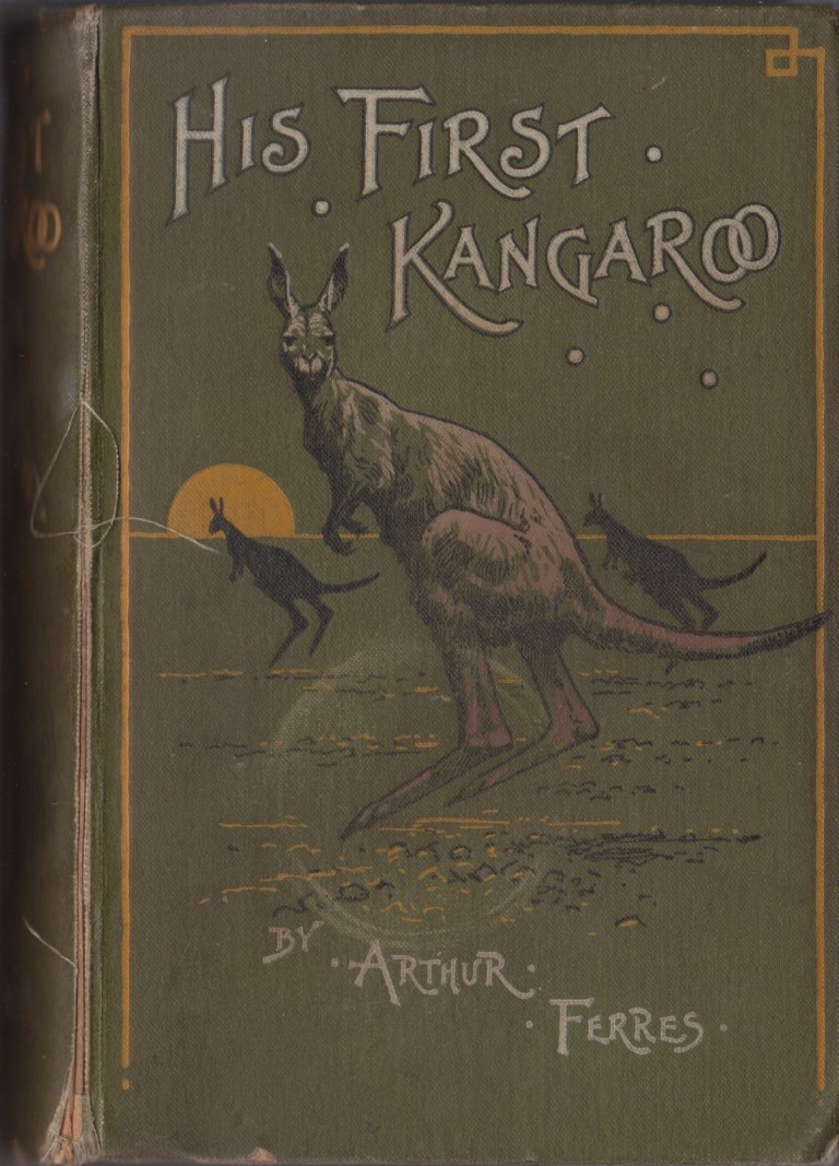 cover image of His First Kangaroo by Arthur Ferres, for sale in New Zealand 