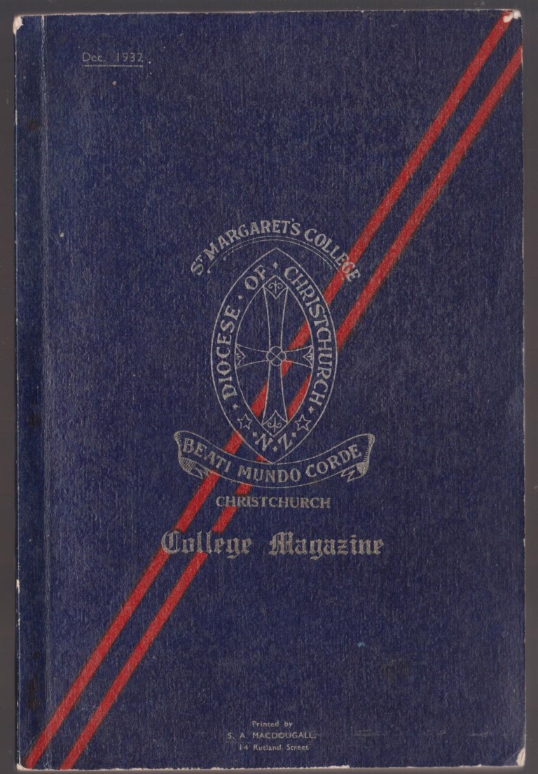 cover image of St Margaret's College Magazine Dec 1932, for sale in New Zealand 