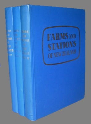 cover image of Farms and Stations of New Zealand 3 Volumes, for sale in New Zealand 