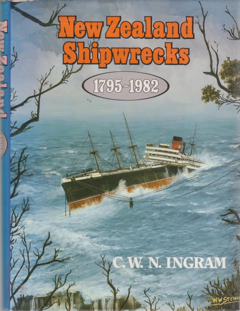 cover image of New Zealand Shipwrecks 1795-1982 for sale in New Zealand 