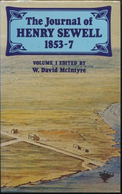 cover image of The Journal of Henry Sewell 1853-7 volume 1