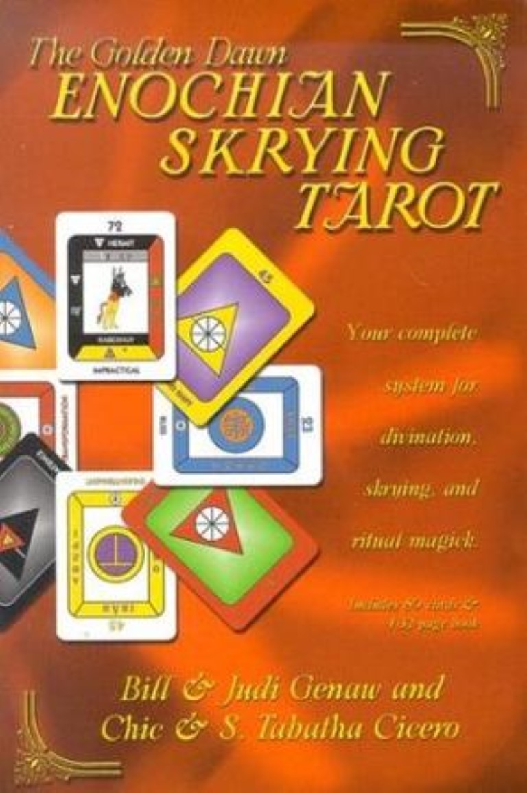cover image of Guide to the Golden Dawn Enochian Skrying Tarot for sale in New Zealand 