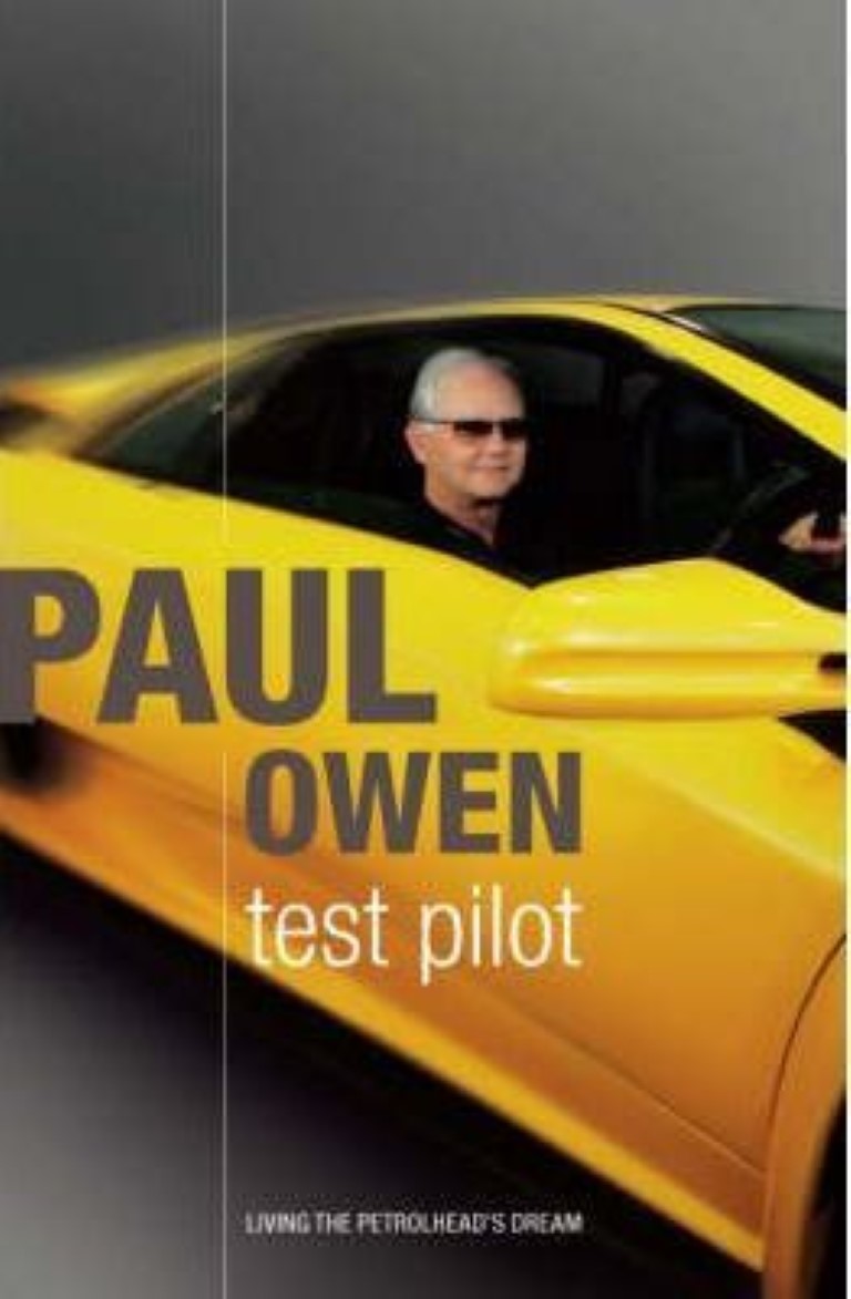 cover image of Test Pilot, the autobiography of Paul Owen, for sale in New Zealand 