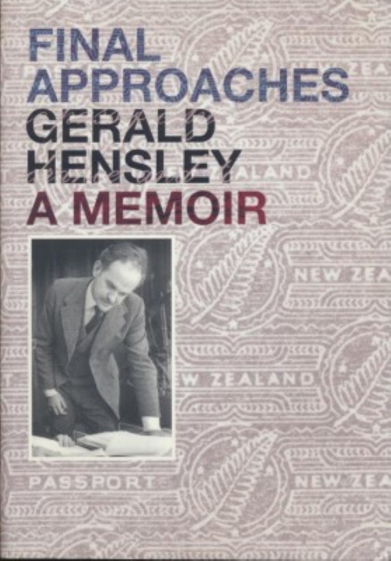 cover image of Final Approaches by Gerald Hensley,  A Memoir, for sale in New Zealand 