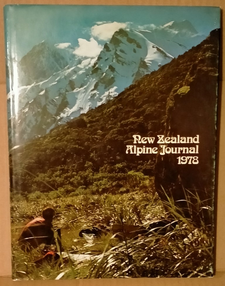 cover image of New Zealand Alpine Journal 1978 for sale in New Zealand 