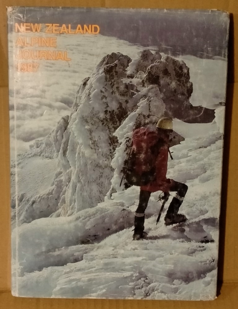 cover image of New Zealand Alpine Journal 1987 for sale in New Zealand 