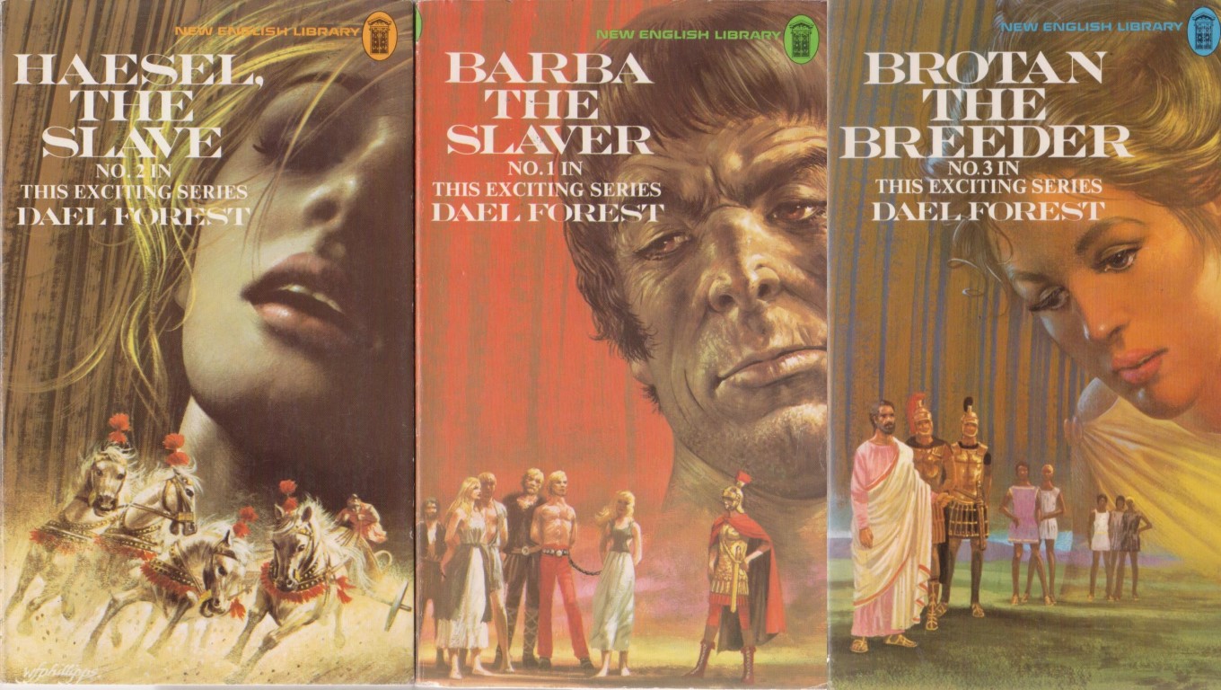 cover image of Barba the Slaver, Haesel the Slave, Brotan the Breeder being the Roman Trilogy books 1-3, for sale in New Zealand 